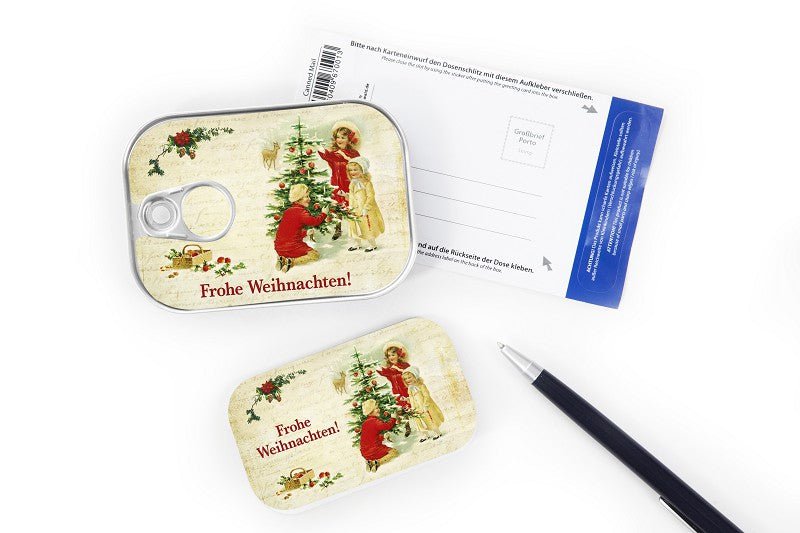 Correo enlatado "Feliz Navidad"