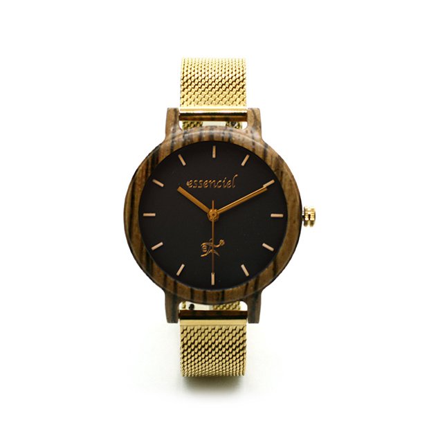Orologio da donna in legno e oro - Melany