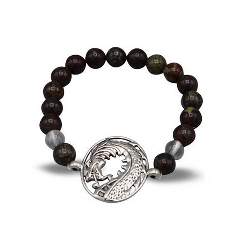 Bracelet Dragon bloodstone (8mm)