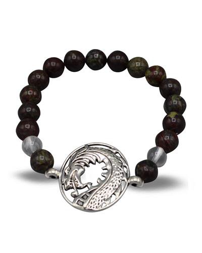 Bracelet Dragon bloodstone (8mm)