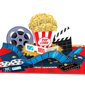 Popcorn pop up card