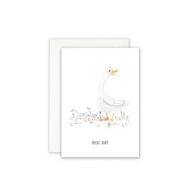 Wenskaart · Hallo schatje | gans