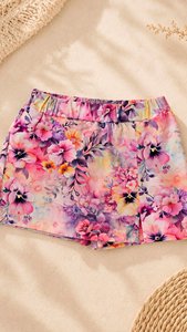 Blumen-Skort für Mädchen