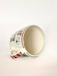 Stoneware Mug - Pastel Checks Interior, 300ml