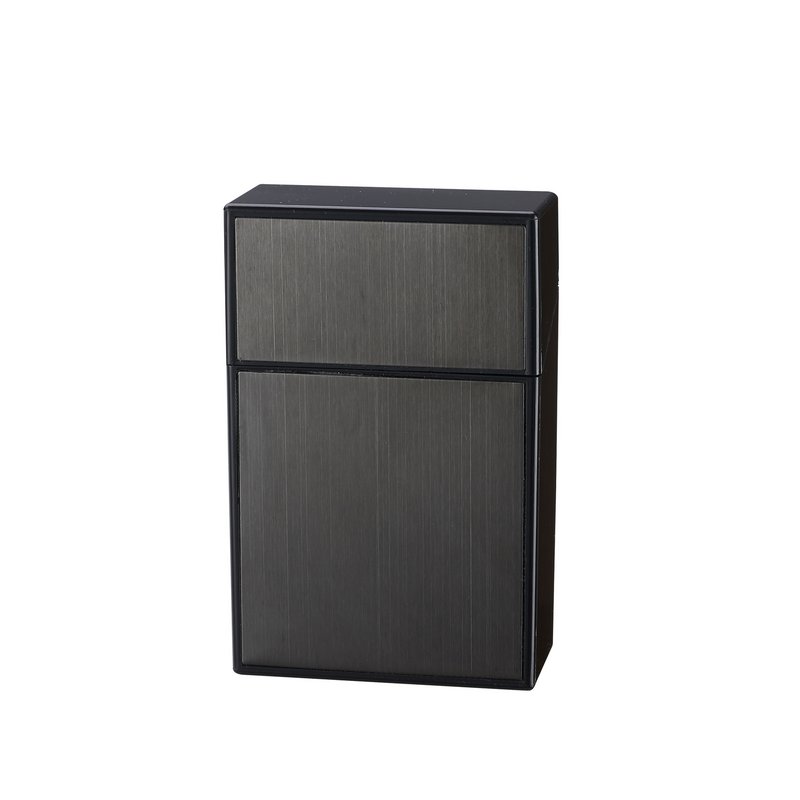 'BRUSHED METAL CHAMP' cigarette pack case