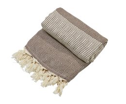 Plaid LOUNGE DIAMANT 100x180cm (8 Farben)