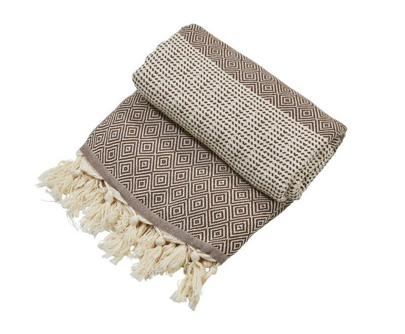 Plaid LOUNGE DIAMANT 100x180cm (8 Farben)