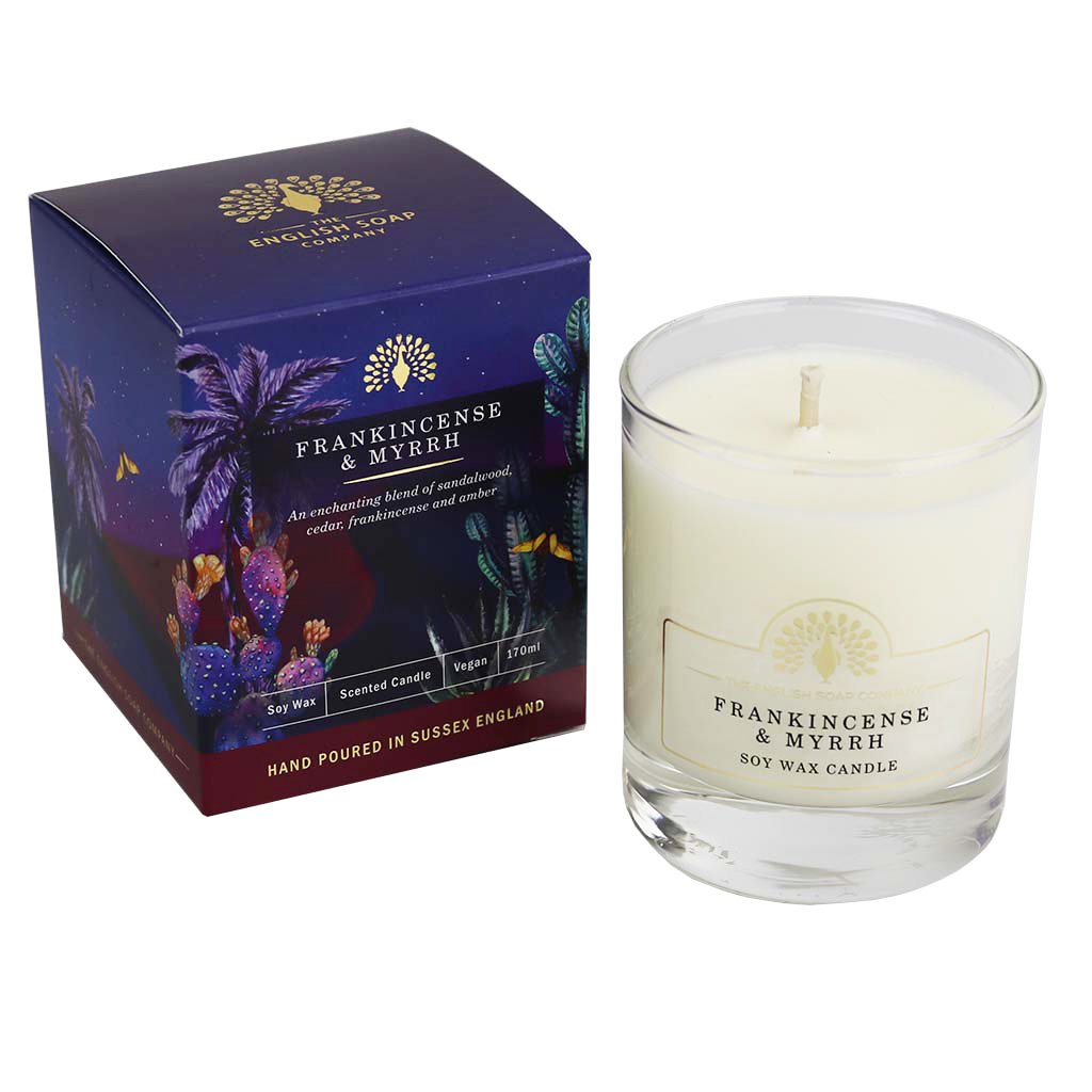 ENGLISH SOAP C° 170g Candle - Frankincense & Myrrh