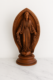 Figura Decorativa Virgen María – Arte Sacro Pintada a Mano