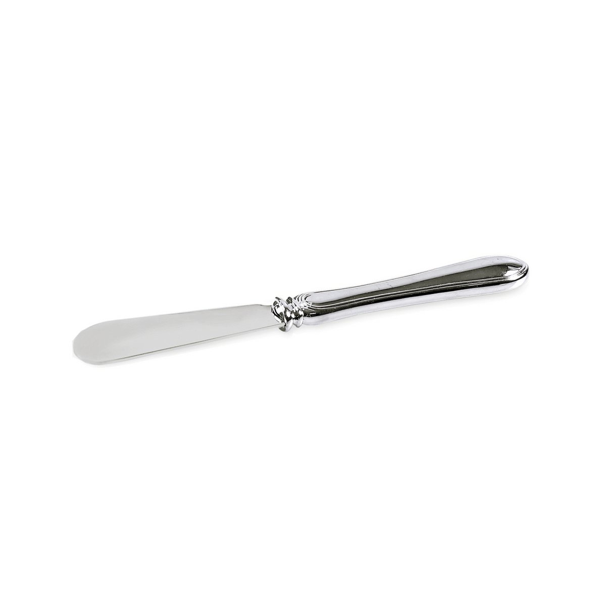 Nóż do masła EDZARD, klasyczny design, elegancki posrebrzany, długość 15 cm