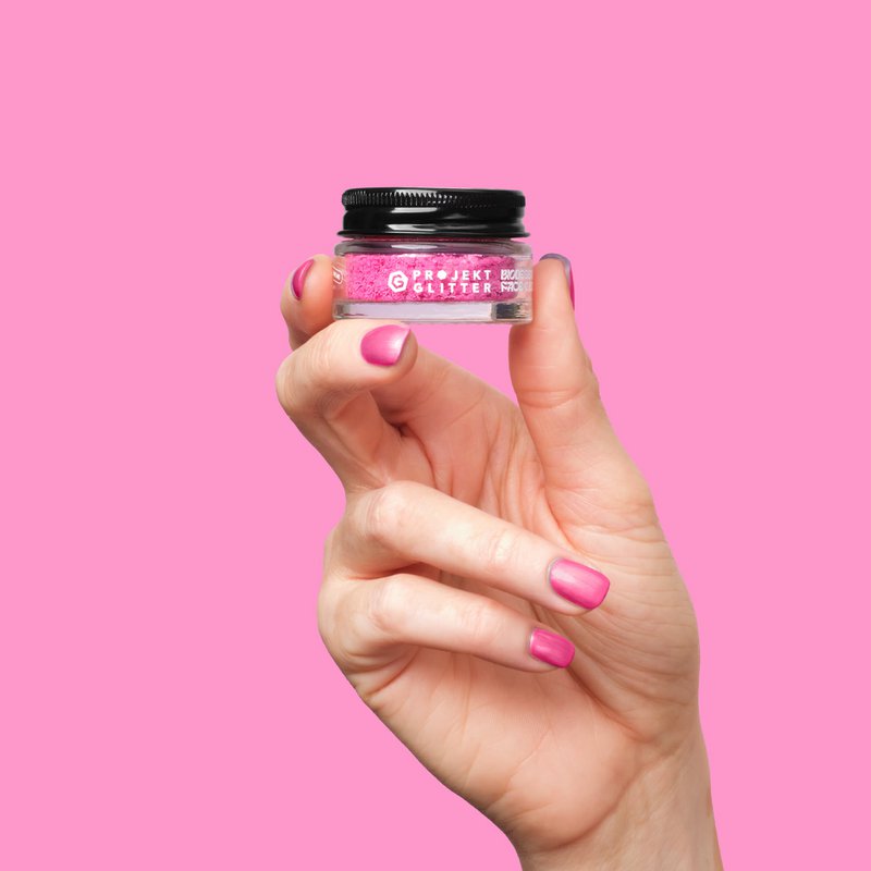 Framboise Bruine Eco Glitter