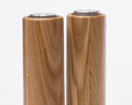 Salt & Pepper Grinders - UPSIDE DOWN - Oak / Walnut