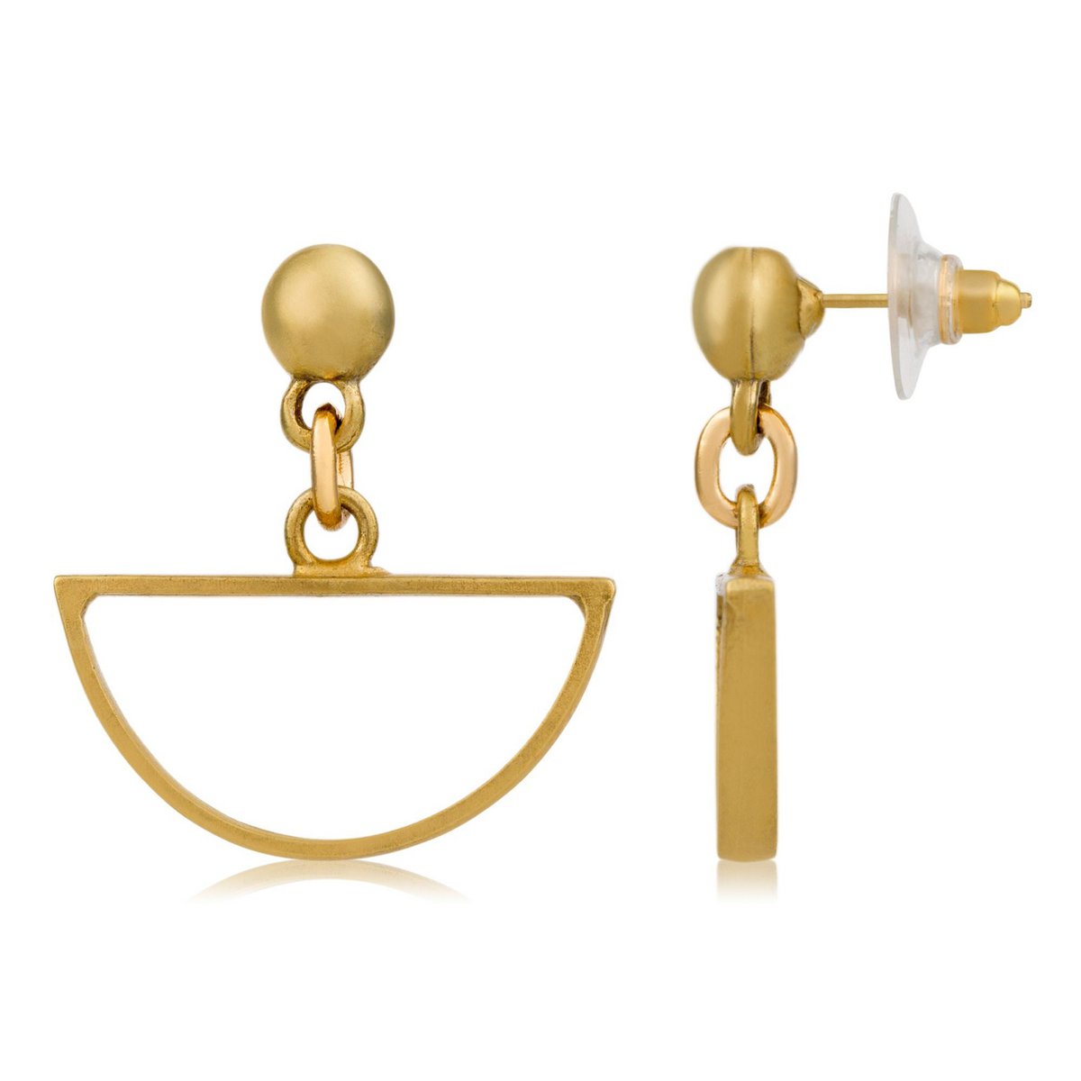 Gouden rocker gouden oorbel