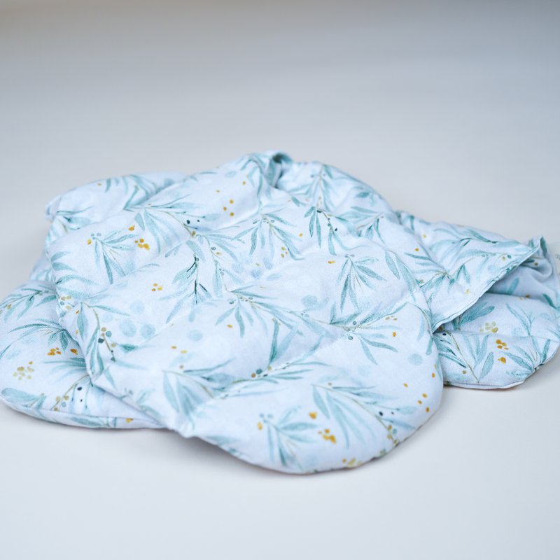 Spelled pillow for neck made of cotton - olives