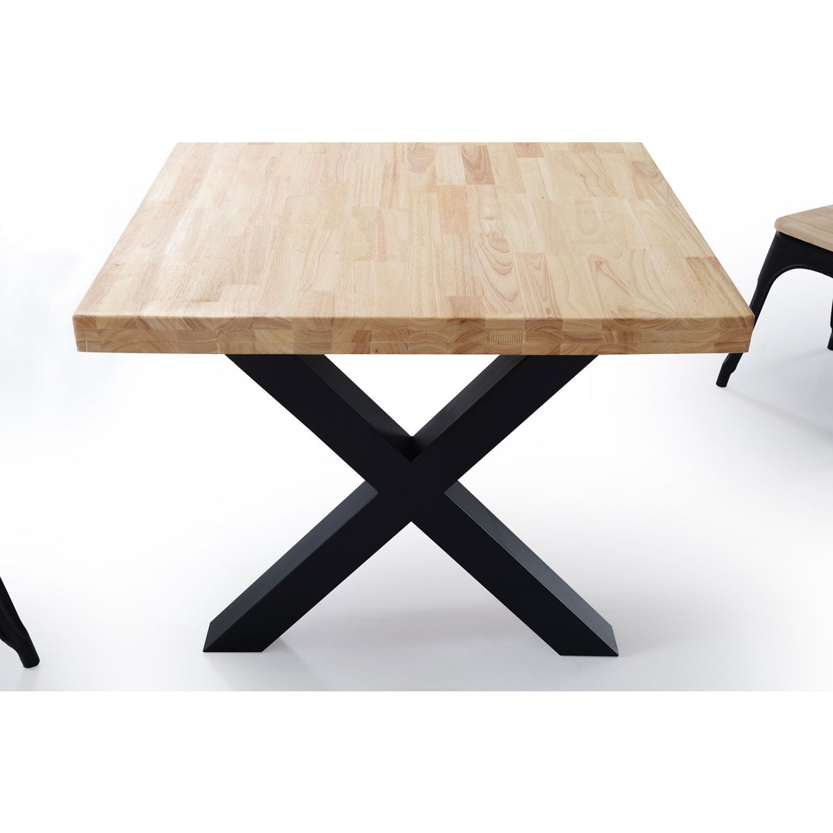 FIXED DINING TABLE X-LOFT 160 OAK / BLACK. OK1200 (8472)