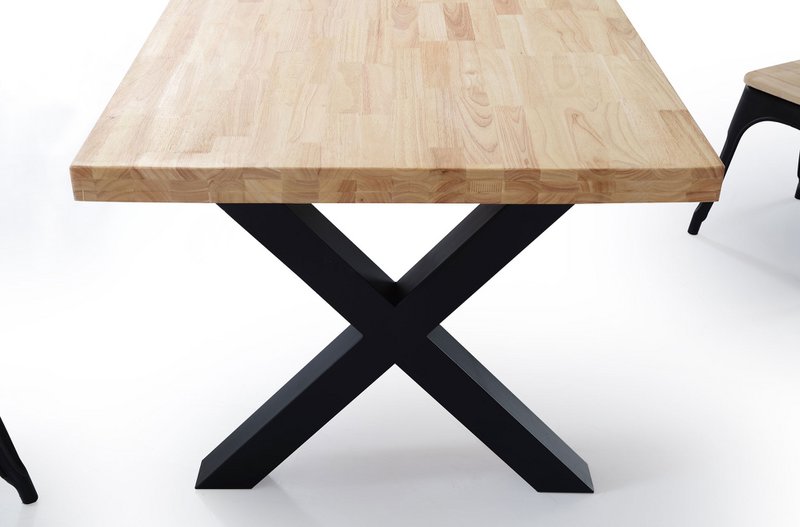 TAVOLO DA PRANZO FISSO X-LOFT 160 ROVERE / NERO. OK1200 (8472)