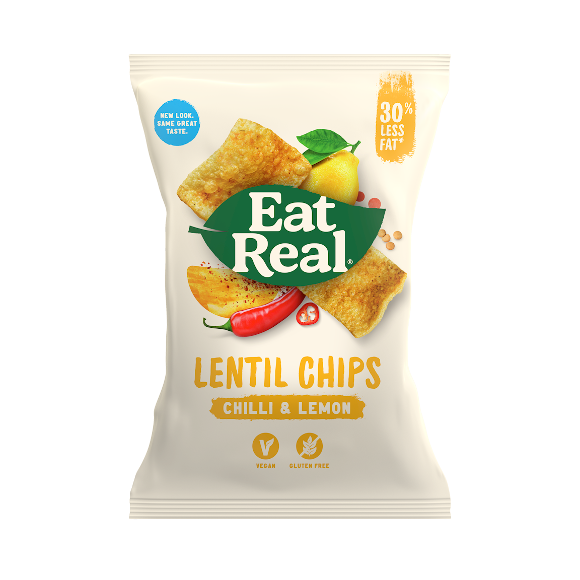 Chips di lenticchie e limone
