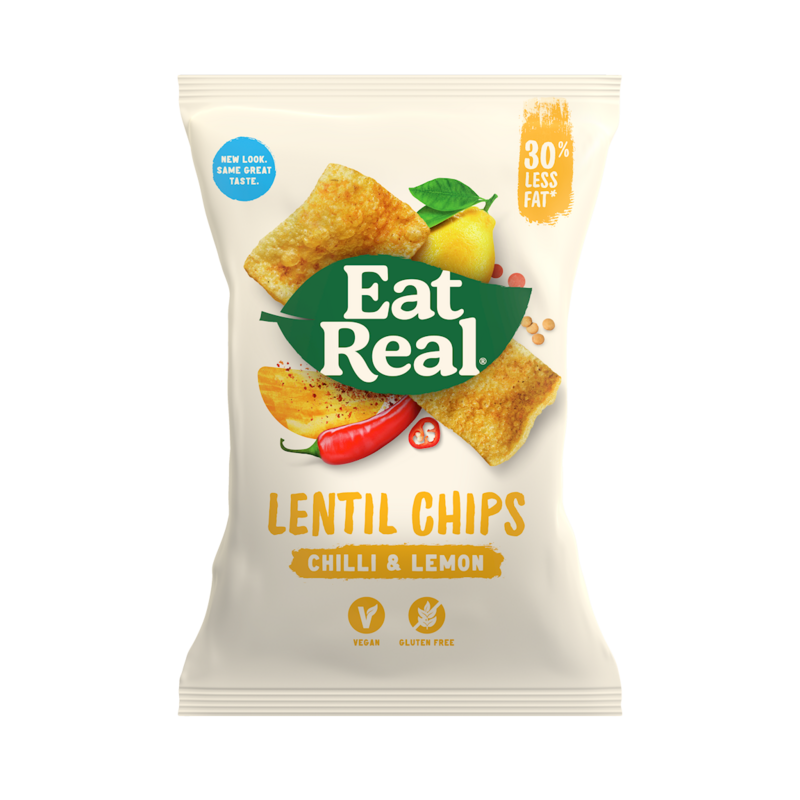 Chips di lenticchie e limone