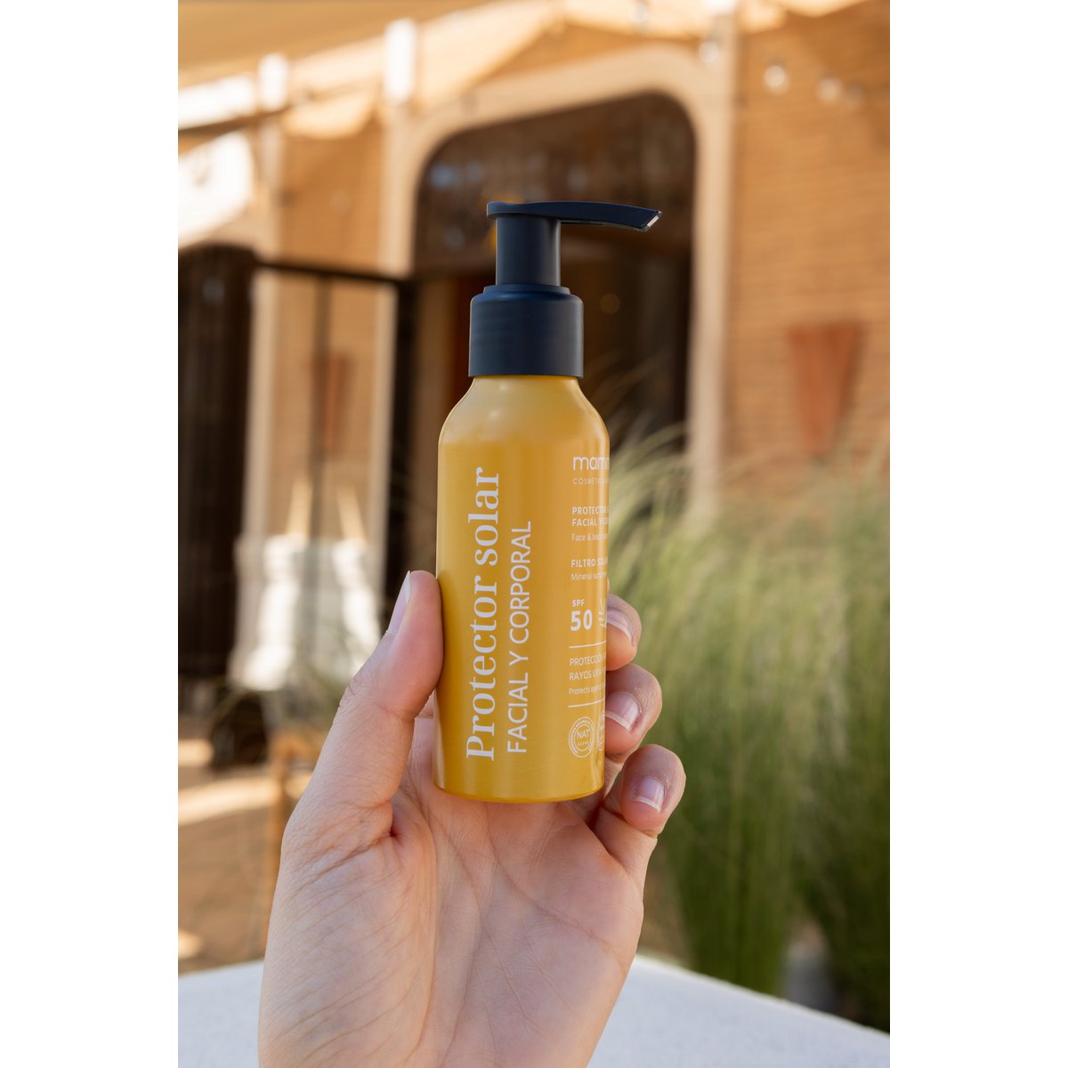 Protector Solar Natural - Facial y Corporal - SPF 50 - 100ml.
