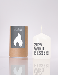 Flame, white/anthracite “2029 will be better”