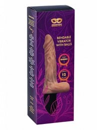Argus - Bendable Vibrator med kugler - Farverig boks - 24 cm - kl. 001074