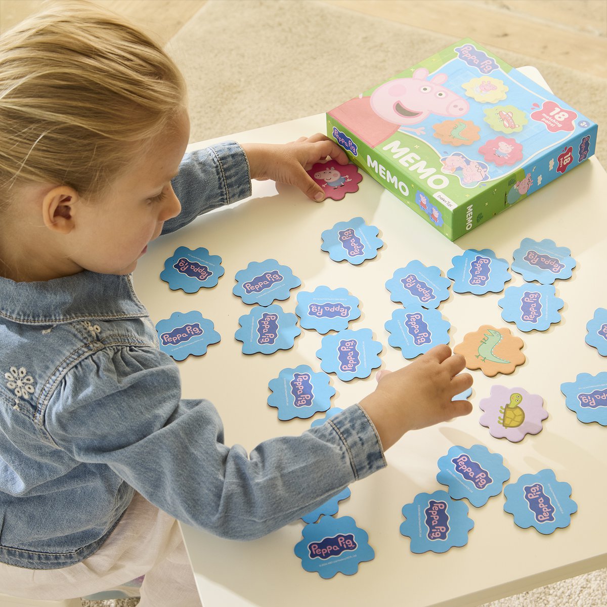 Peppa Pig – Quadratisches Memo