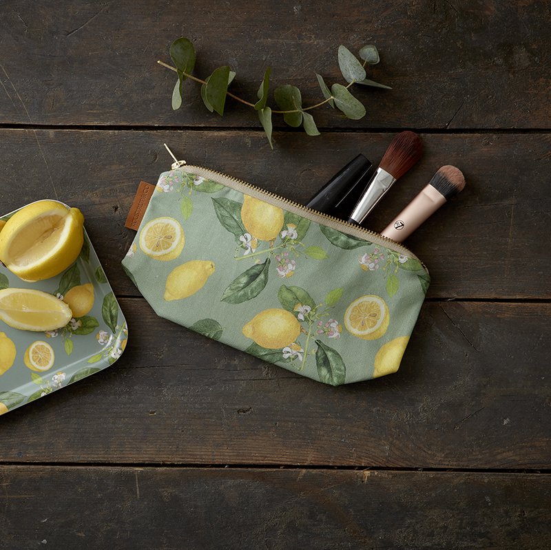 BOLSA COSMÉTICA ORGÁNICA - LIMÓN
