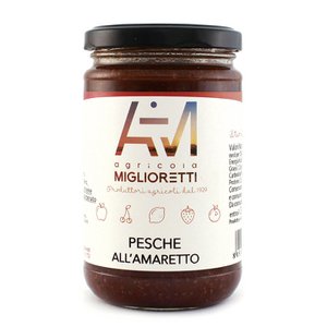 PERZIKEN MET AMARETTO
