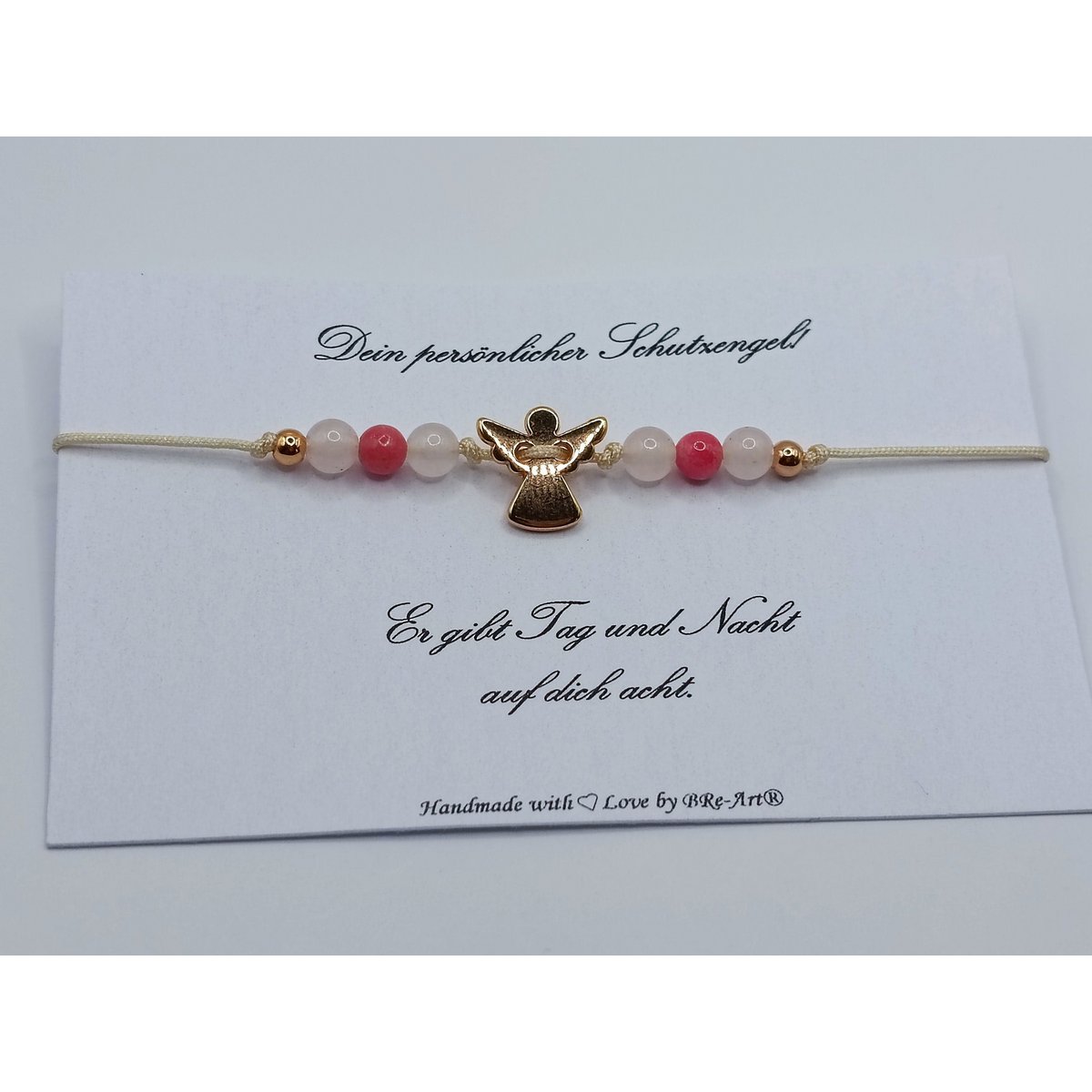 Schutzengel Edelstein Armband