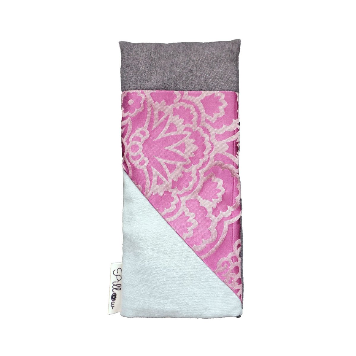 Oogkussen aromatherapie roze blauw grijs