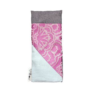 Augenkissen Aromatherapie rosa blau grau