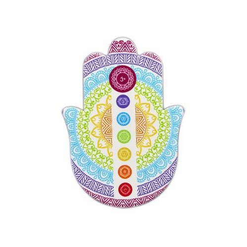 Keramisk flisehånd af Fatima Mandala 10,5x14,5cm