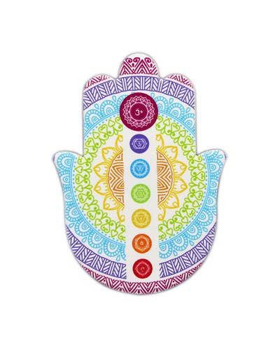 Keramisk flisehånd af Fatima Mandala 10,5x14,5cm