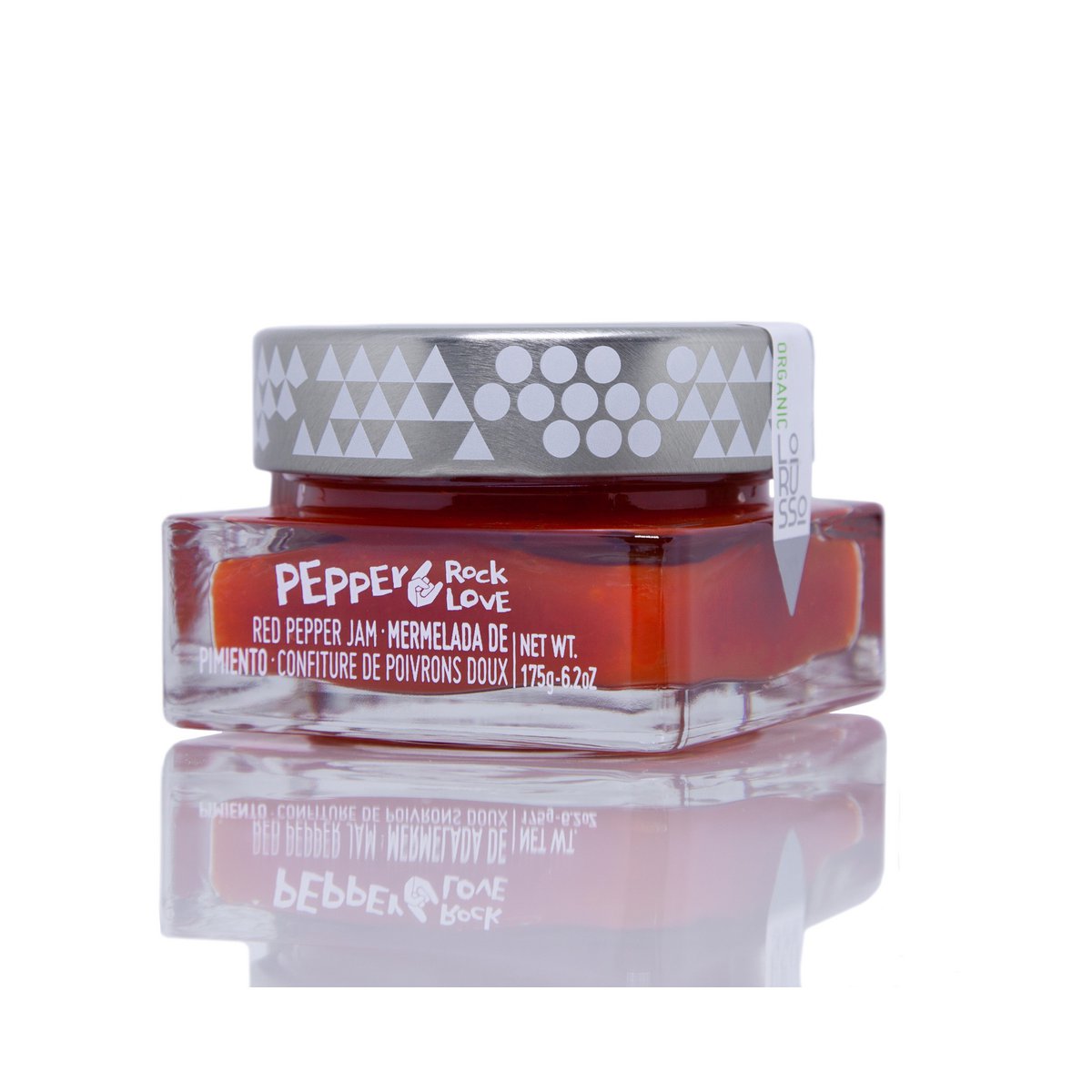 Biologische gourmetpaprikajam met 85% fruit, 305g