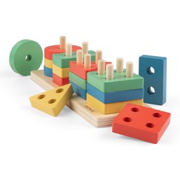 Geometriske figurer puslespil