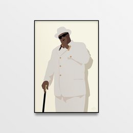 Poster "Notorious BIG" - A4 & 30x40cm - Art print