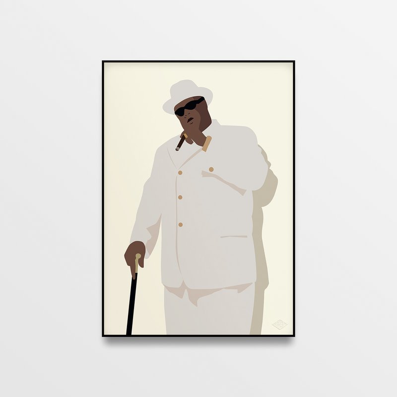Poster "Notorious BIG" - A4 & 30x40cm - Art print
