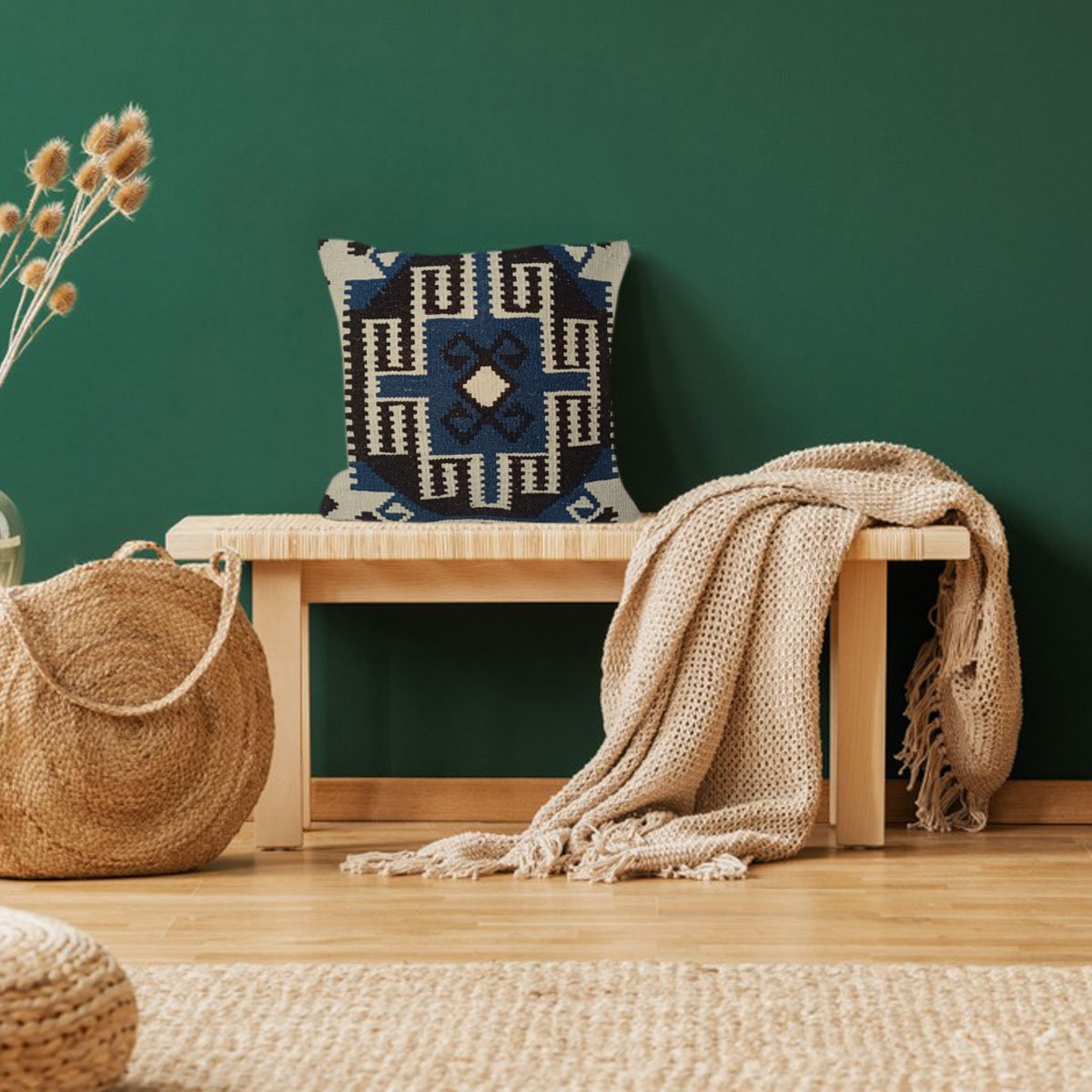 Kilim Handwoven Martinique Cushion Cover