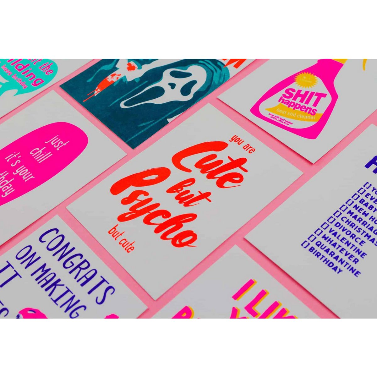Riso print Uroczy, ale psychopatyczny, ale uroczy