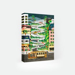 LOMBARD STREET - Jigsaw Puzzle 1000 brikker