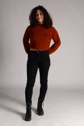 Vaqueros de mujer azules SKINNY tiro medio