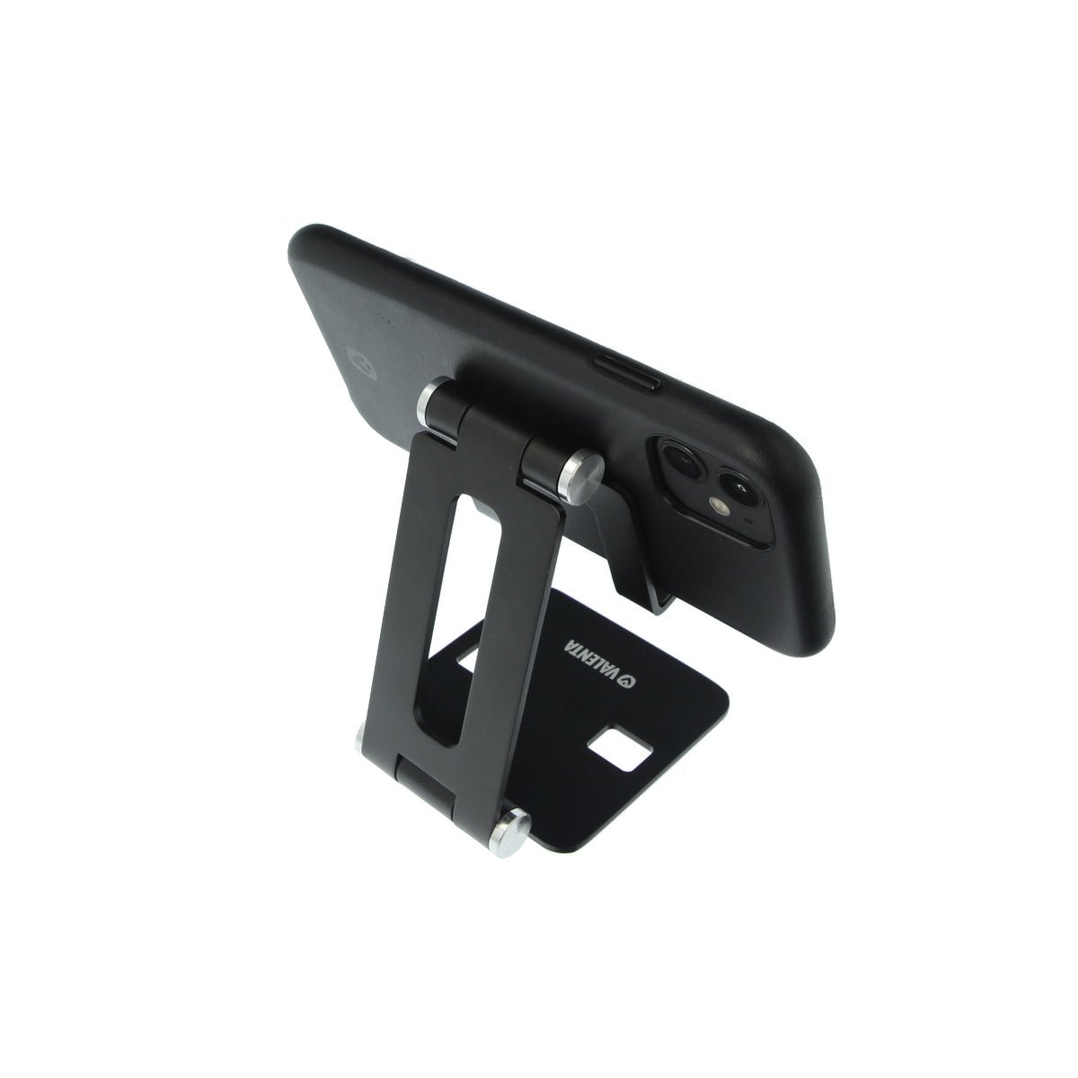 Handyhalter faltbar Alu Schwarz