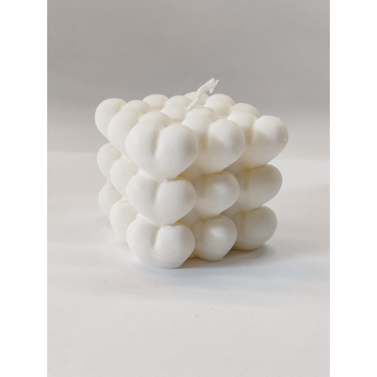 Candela a forma di cuore - Candela Cubo a Cuore