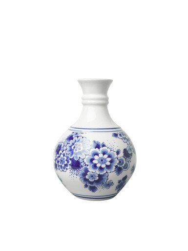 Vase boule petites fleurs