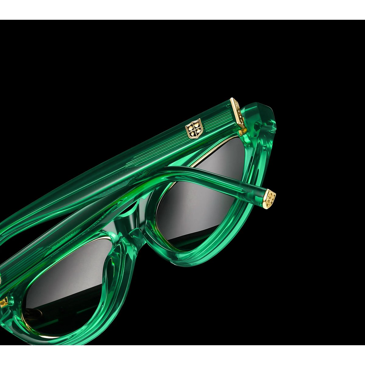 Walton & Mortimer nr. 21 “Enkeproducenten” Poison Green Limited Edition solbriller