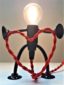 Benjamin Bright; * Tafellampe * Niederländisches Design * Rotes Kabel 1,5 Meter * Designstecker
