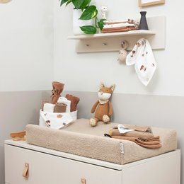 Aankleedkussenhoes Teddy Sand
