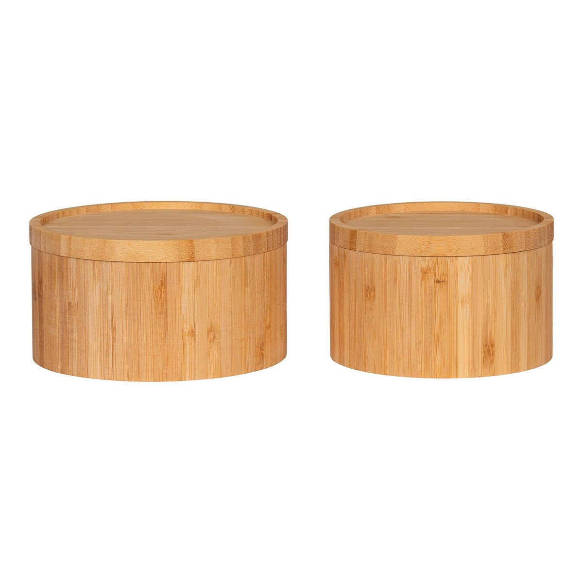 Chefalu Storage Box - Storage Box, bamboo, natural, set of 2