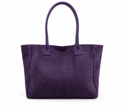 Sac cuir LOLA - Purple - Made in Italy