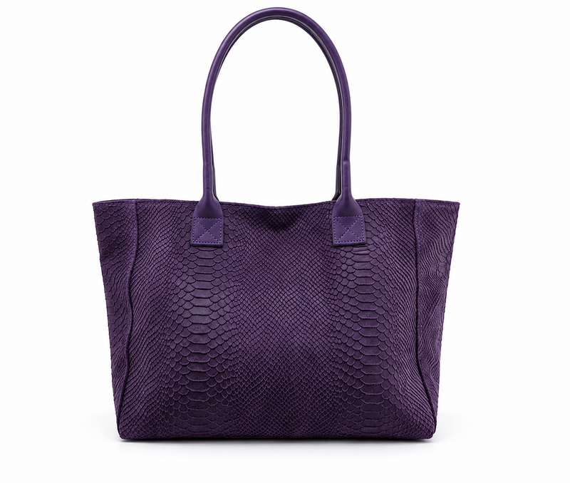 Sac cuir LOLA - Purple - Made in Italy